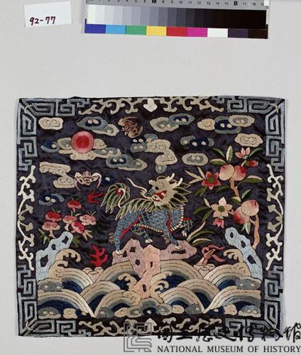 武官一品麒麟補子藏品圖，第1張