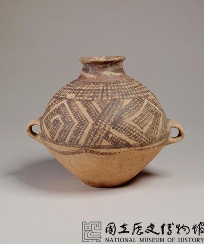 馬廠回紋雙耳壺-國立歷史博物館-藏品資料-74-00009