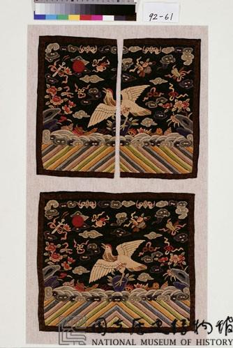 文官七品鸂鶒補子藏品圖，第1張