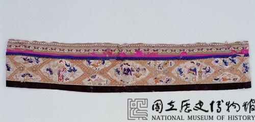 人物盤金刺繡袖口藏品圖，第1張
