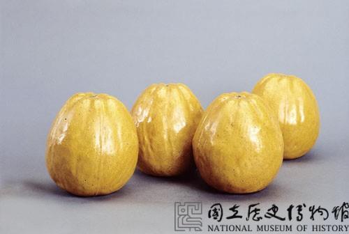 黃釉柚子藏品圖，第1張