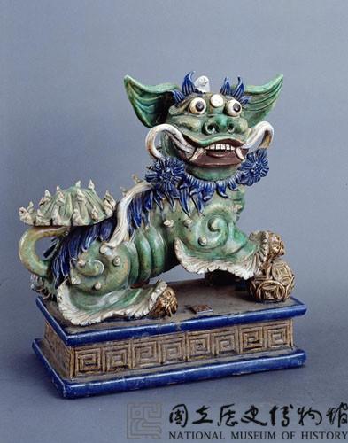 石灣陶獅弄球藏品圖，第1張