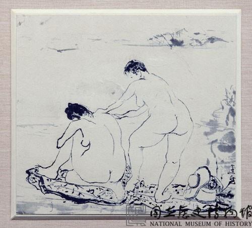 裸女素描藏品圖，第1張