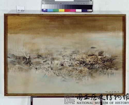 抽象油畫藏品圖，第1張