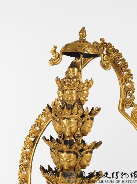 鎏金大白傘蓋佛母展立像藏品圖，第10張