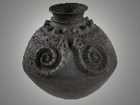 蛇太陽紋陶壺藏品圖，第2張