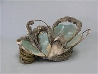 剪黏(荷花)藏品圖，第1張