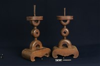 木製燭台藏品圖，第1張