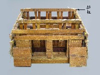 主屋模型(排柱)藏品圖，第1張