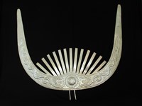 白銅裝(牛角)藏品圖，第1張