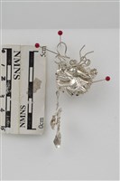 銀飾(龍形耳環)藏品圖，第1張