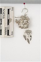 銀飾(龍形耳環)藏品圖，第2張