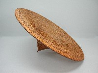 右式竹篾斗笠藏品圖，第2張