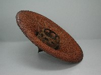 右式竹篾斗笠藏品圖，第2張