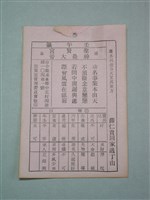 籤詩藏品圖，第1張