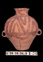 彩陶雙耳壺藏品圖，第1張