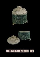 博山型綠釉奩藏品圖，第1張