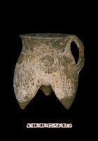 灰陶繩紋鬲藏品圖，第4張