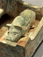 綠釉豬舍-豬藏品圖，第2張