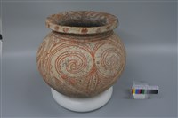 圈紋彩陶缽藏品圖，第1張