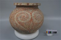 圈紋彩陶缽藏品圖，第2張