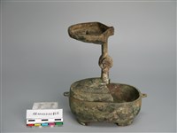 盒形銅燈藏品圖，第2張