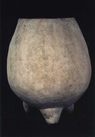 白陶三足大缸藏品圖，第1張