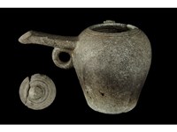 滑石茶具組-水注蓋藏品圖，第2張