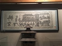 樓房宴飲畫像拓片藏品圖，第1張