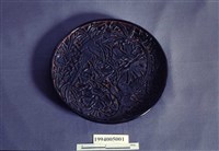 剔黑花鳥紋漆盤藏品圖，第1張