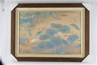 複製畫(荷花)藏品圖，第1張