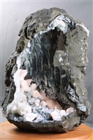 輝沸石/方解石/玉髓藏品圖，第1張