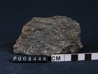 角閃石雲母片岩藏品圖，第1張