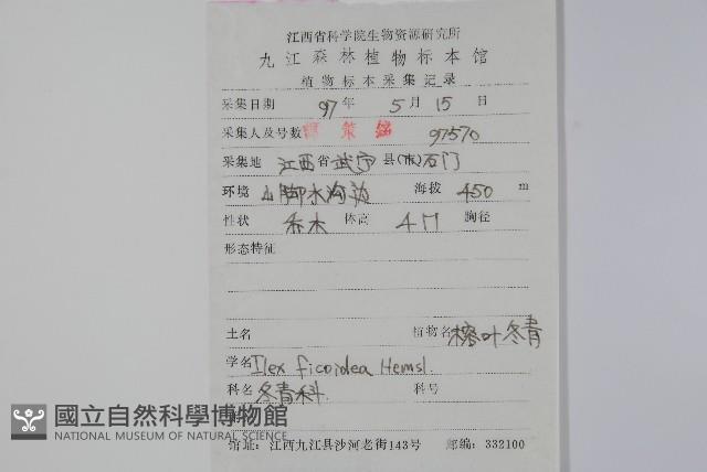 Accession Number:S051756 Collection Image, Figure 2, Total 2 Figures