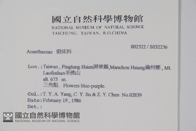 Accession Number:S032256 Collection Image, Figure 2, Total 2 Figures