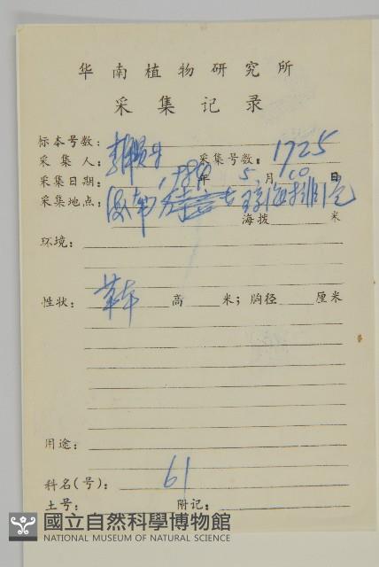 變葉藜、毛綠珠藜藏品圖，第2張