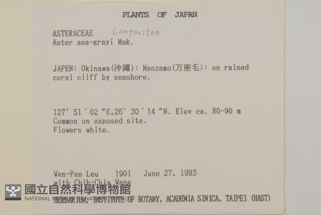 華南鐵桿蒿藏品圖，第2張