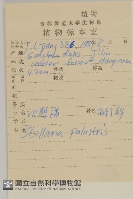 Accession Number:S026321 Collection Image, Figure 2, Total 3 Figures