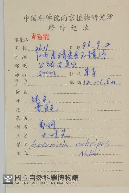 紅足蒿藏品圖，第2張