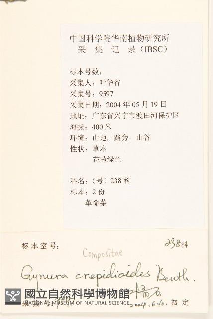 Accession Number:S102803 Collection Image, Figure 2, Total 2 Figures