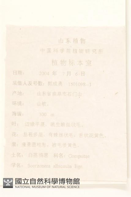 芼管草藏品圖，第2張