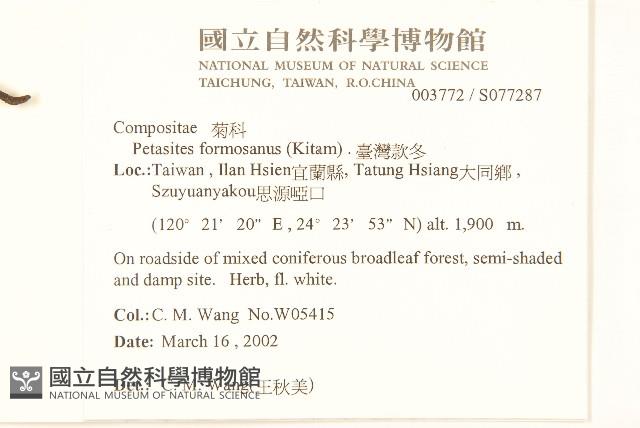 臺灣款冬藏品圖，第2張