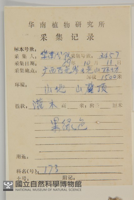 常春衛矛藏品圖，第2張