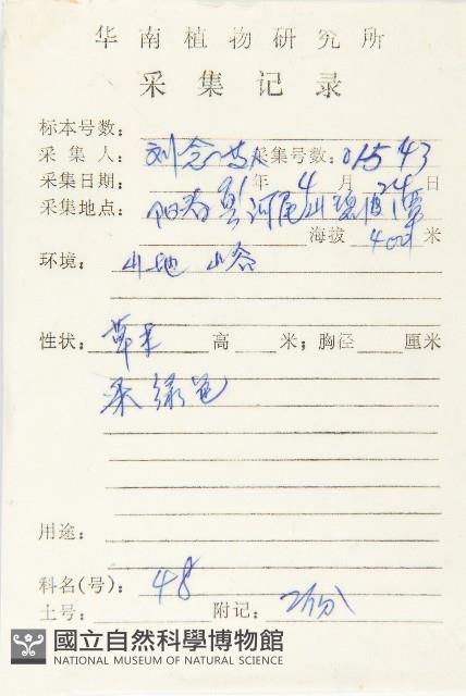 長柱茅膏菜藏品圖，第2張