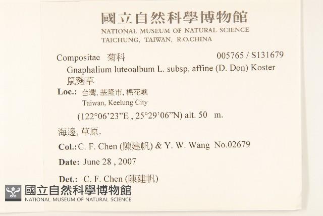 Accession Number:S131679 Collection Image, Figure 2, Total 2 Figures