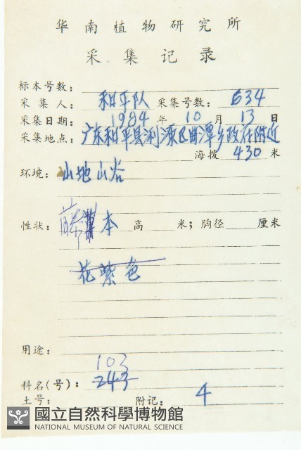 叉指葉栝樓藏品圖，第2張