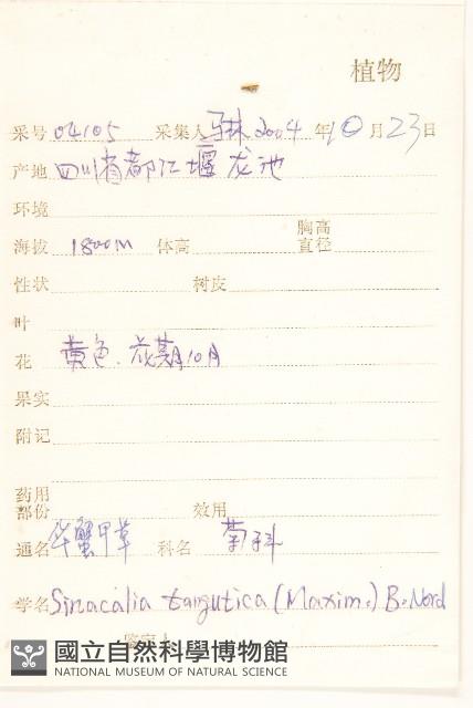 華蟹甲草藏品圖，第2張