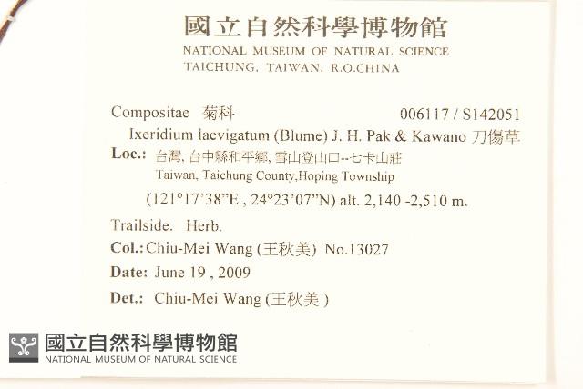 刀傷草藏品圖，第2張