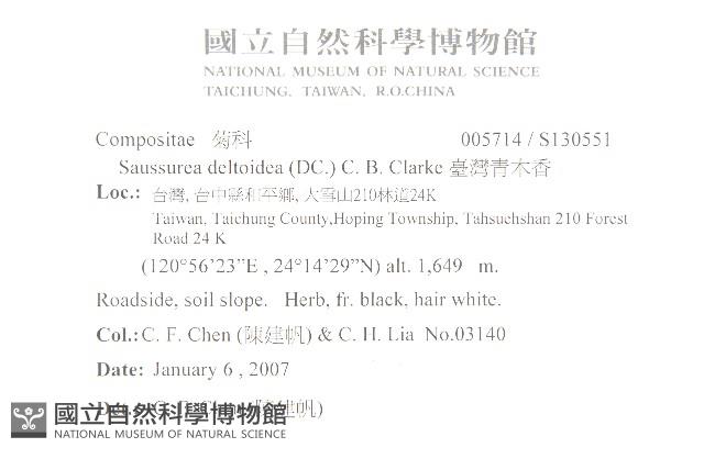 臺灣青木香藏品圖，第2張