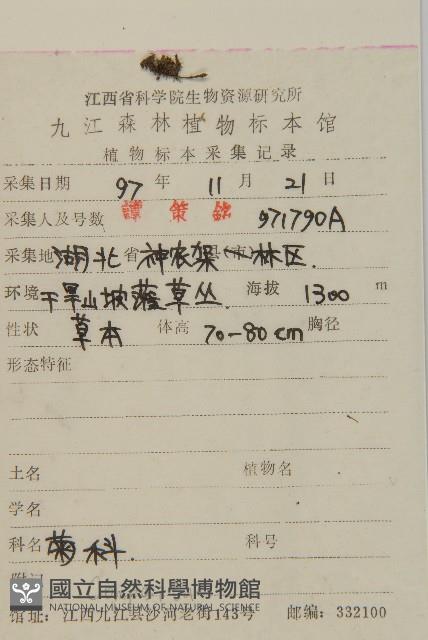 Accession Number:S051681 Collection Image, Figure 2, Total 2 Figures